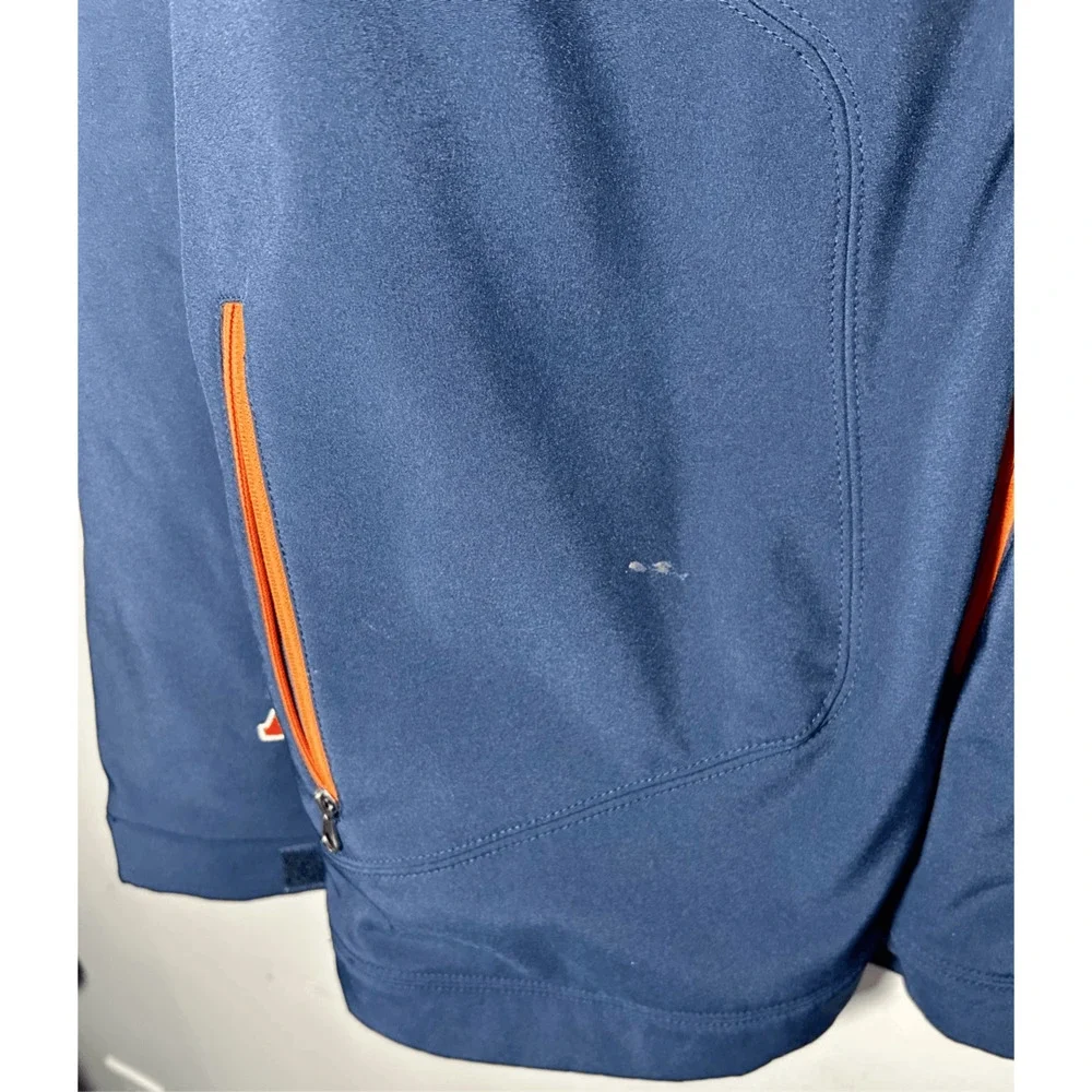 Denver Broncos NFL Full Zip Soft Shell Blue & Orange Embroidered Jacket Sz L - Picture 4 of 11